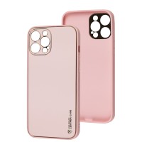 Чохол для iPhone 12 Pro Max Leather Xshield pink