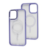 Чохол для iPhone 12 Pro Max Wave Magnetic light purple