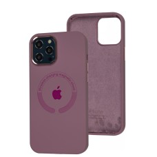 Чохол для iPhone 12 Pro Max Metal Camera MagSafe Silicone blueberry