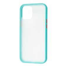 Чохол для iPhone 12 Pro Max LikGus Maxshield бірюзовий