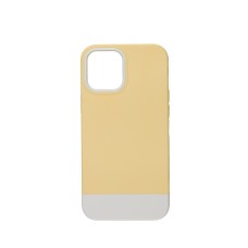 Чохол для iPhone 12 Pro Max Bichromatic creamy-yellow/white