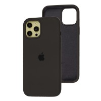 Чохол для iPhone 12 Pro Max Silicone Full сірий / coffee
