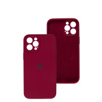 Чохол для iPhone 12 Pro Max Silicone Slim Full camera rose red