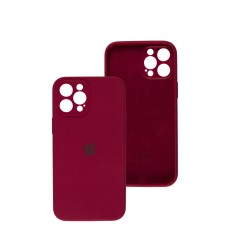 Чохол для iPhone 12 Pro Max Silicone Slim Full camera rose red