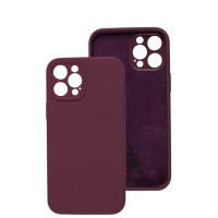 Чохол для iPhone 12 Pro Max Lakshmi Square Full camera бордовий / plum