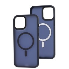 Чохол для iPhone 12 Pro Max WAVE Matte Insane MagSafe midnight blue