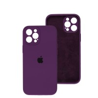 Чохол для iPhone 12 Pro Max Silicone Slim Full camera grape