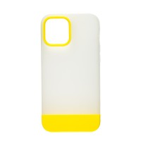 Чохол для iPhone 12 Pro Max Bichromatic matte/yellow