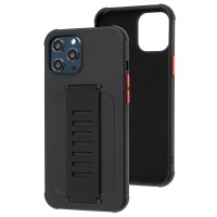 Чохол для iPhone 12 Pro Max Bracket flap чорний