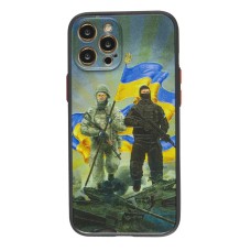 Чохол для iPhone 12 Max WAVE Ukraine Shadow Matte to victory