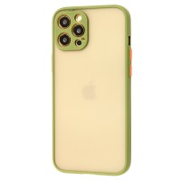 Чохол для iPhone 12 Pro Max LikGus Totu camera protect зелений