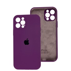 Чохол для iPhone 12 Pro Silicone Slim Full camera purple