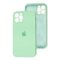 Чохол для iPhone 12 Pro Silicone Slim Full camera pictachio