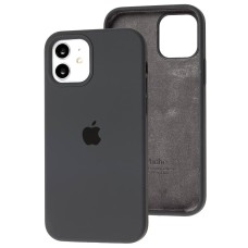 Чохол для iPhone 12/12 Pro Silicone Full сірий / dark grey