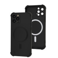 Чохол для iPhone 12 Pro WAVE Silk Touch WXD MagSafe black