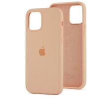 Чохол для iPhone 12/12 Pro Silicone Full помаранчевий / grapefruit