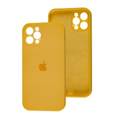 Чохол для iPhone 12 Pro Silicone Slim Full camera yellow