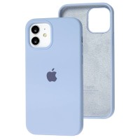 Чохол для iPhone 12/12 Pro Silicone Full блакитний / lilac blue