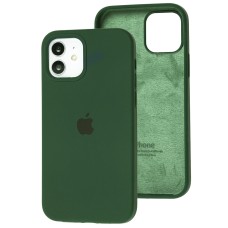 Чохол для iPhone 12/12 Pro Silicone Full зелений / cyprus green