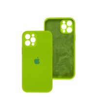 Чохол для iPhone 12 Pro Silicone Slim Full camera neon green