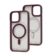 Чохол для iPhone 12/12 Pro WAVE Ardor MagSafe bordo