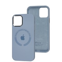 Чохол для iPhone 12/12 Pro Metal Camera MagSafe Silicone lilac