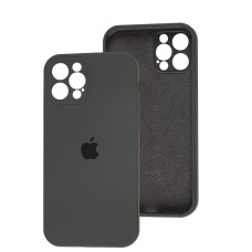 Чохол для iPhone 12 Pro Silicone Slim Full camera charcoal gray