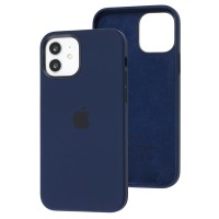 Чохол для iPhone 12 / 12 Pro Full Silicone case deep navy