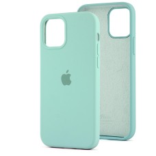 Чохол для iPhone 12/12 Pro Silicone Full бірюзовий / marine green
