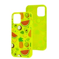 Чохол для iPhone 12 / 12 Pro Summer Time yellow / fruits