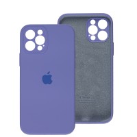 Чохол для iPhone 12 Pro Silicone Slim Full camera lilac