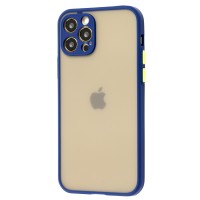 Чохол для iPhone 12 Pro LikGus Totu camera protect синій