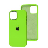 Чохол для iPhone 12 / 12 Pro New silicone case shiny green
