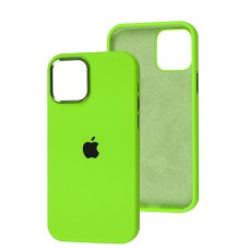 Чохол для iPhone 12 / 12 Pro New silicone case shiny green