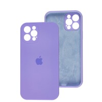 Чохол для iPhone 12 Pro Silicone Slim Full camera light purple
