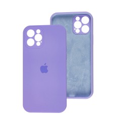 Чохол для iPhone 12 Pro Silicone Slim Full camera light purple