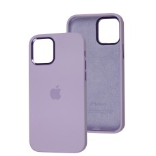 Чохол для iPhone 12 / 12 Pro New silicone Metal Buttons lilac