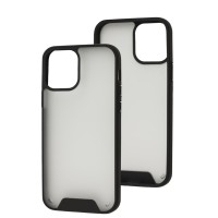 Чохол для iPhone 12 / 12 Pro Space transparent / чорний