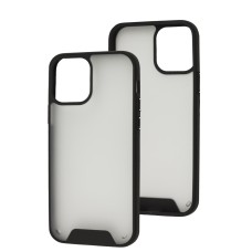 Чохол для iPhone 12 / 12 Pro Space transparent / чорний