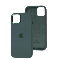 Чохол для iPhone 12 / 12 Pro New silicone case pine green