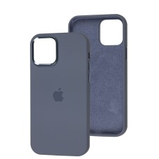 Чохол для iPhone 12 / 12 Pro New silicone case lavender gray
