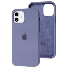 Чохол для iPhone 12/12 Pro Silicone Full сірий / lavender gray