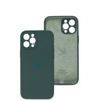 Чохол для iPhone 12 Pro Silicone Slim Full camera pine green