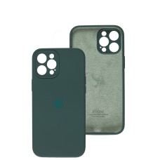 Чохол для iPhone 12 Pro Silicone Slim Full camera pine green