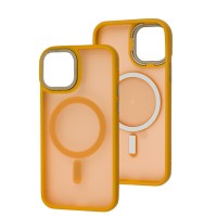 Чохол для iPhone 12 / 12 Pro Space color MagSafe жовтий