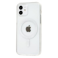 Чохол для iPhone 12/12 Pro MagSafe Silicone Full Size прозорий