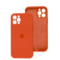 Чохол для iPhone 12 Pro Silicone Slim Full camera orange