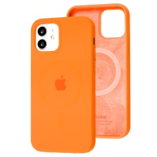 Чохол для iPhone 12 / 12 Pro MagSafe Silicone Full Size kumquat