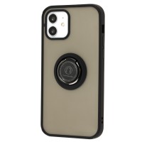 Чохол для iPhone 12/12 Pro LikGus Edging Ring чорний