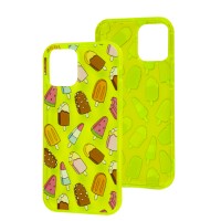 Чохол для iPhone 12 / 12 Pro Summer Time yellow / ice cream